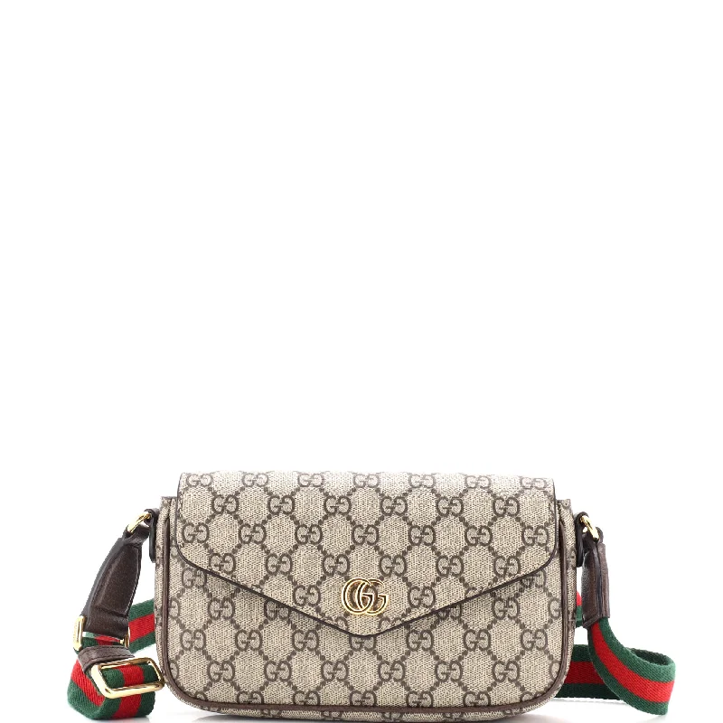 Gucci backpacks for women with a padded laptop compartmentOphidia Envelope Flap Shoulder Bag GG Coated Canvas Mini