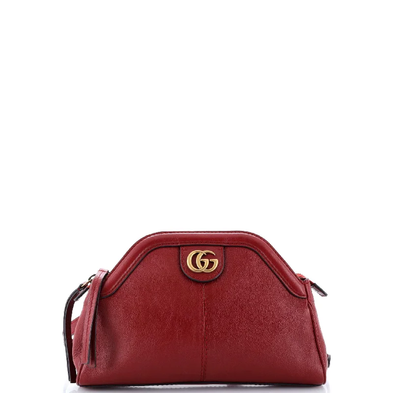 Women Gucci crossbody bags with a woven leather strapRE(BELLE) Shoulder Bag Leather Small