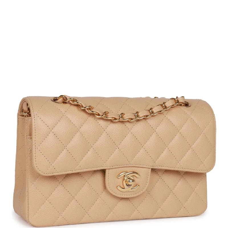 Chanel New Arrival Handbag with Gold HardwareChanel New Arrival Handbag with Gold HardwareChanel Small Classic Double Flap Bag Beige Caviar Gold Hardware