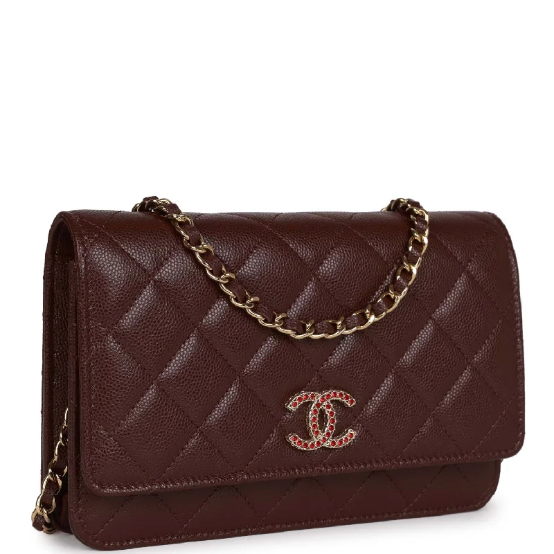 Chanel Limited Edition Handbag for CollectorsChanel Limited Edition Handbag for CollectorsChanel Wallet on Chain WOC Burgundy Caviar Light Gold Hardware