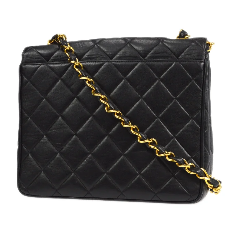 Chanel classicChanel classicCHANEL Classic Flap Single Chain Shoulder Bag Black Lambskin 58094