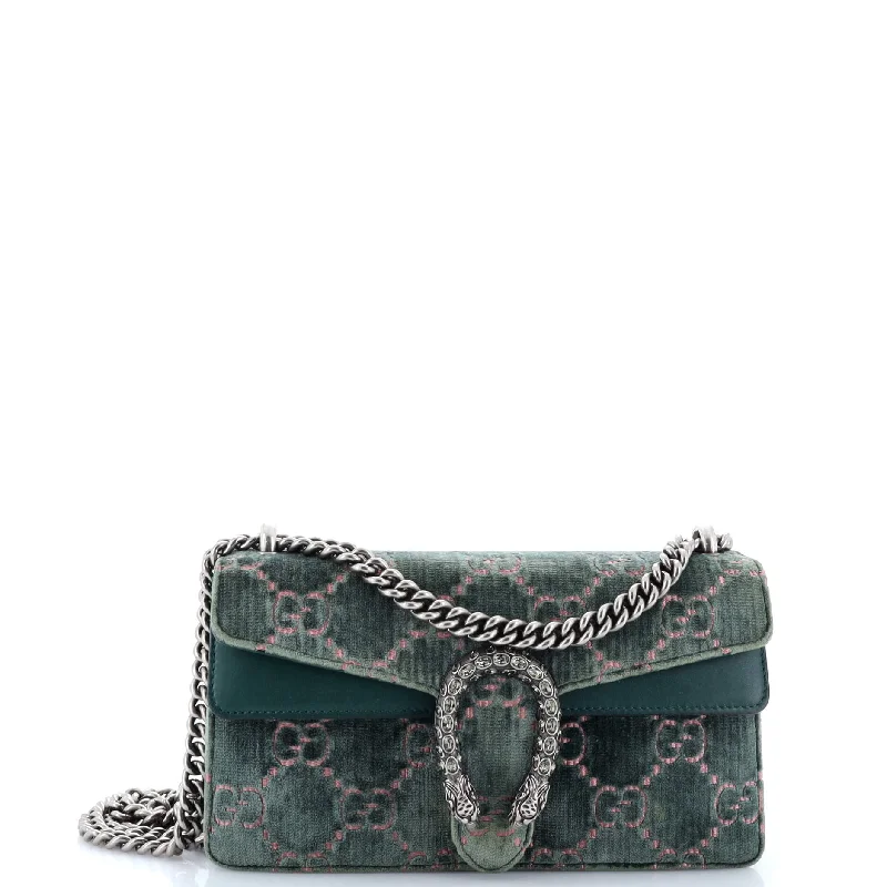 Gucci handbags for women with a beaded trimDionysus Bag GG Velvet Mini